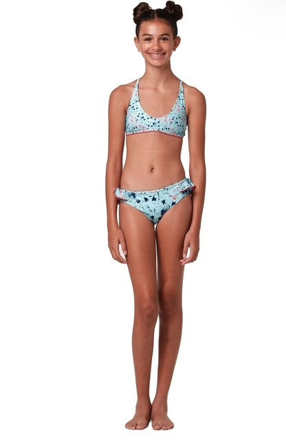 SUB Blue Floral Bikini