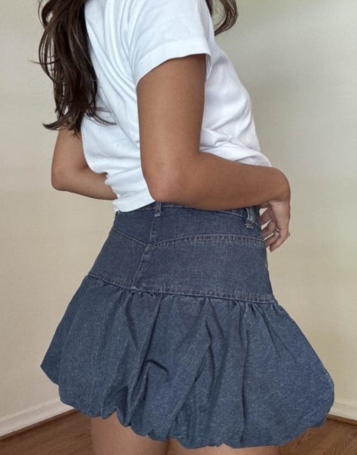 EC Denim Bubble Skirt