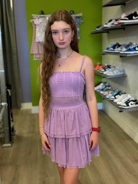 FBZ Lavender Mesh Dress - IF SO 