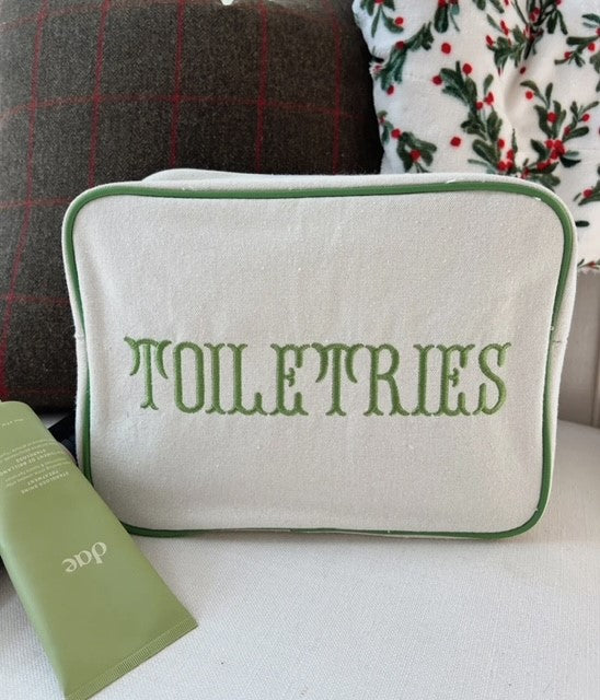 KC Green Toiletries Bag