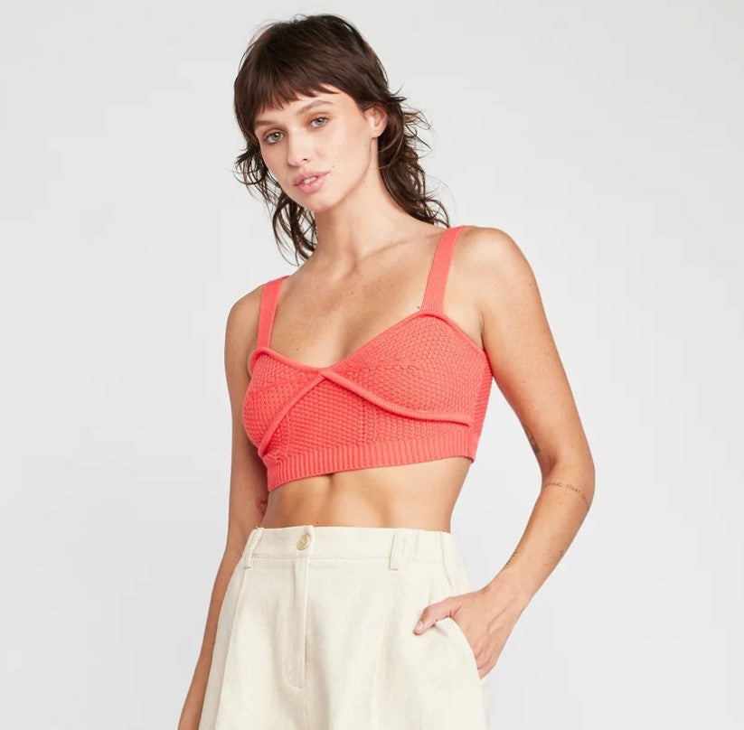 SC Coral Crop Top