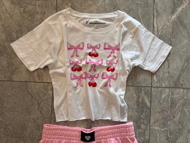 PP Pink Bow Tee