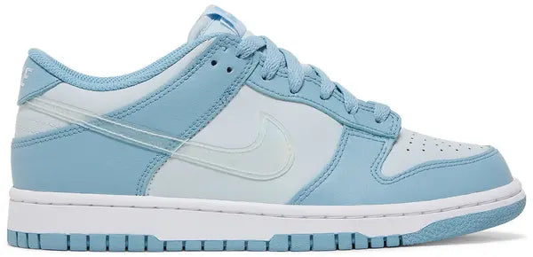 Dunk Low Clear Blue Swoosh