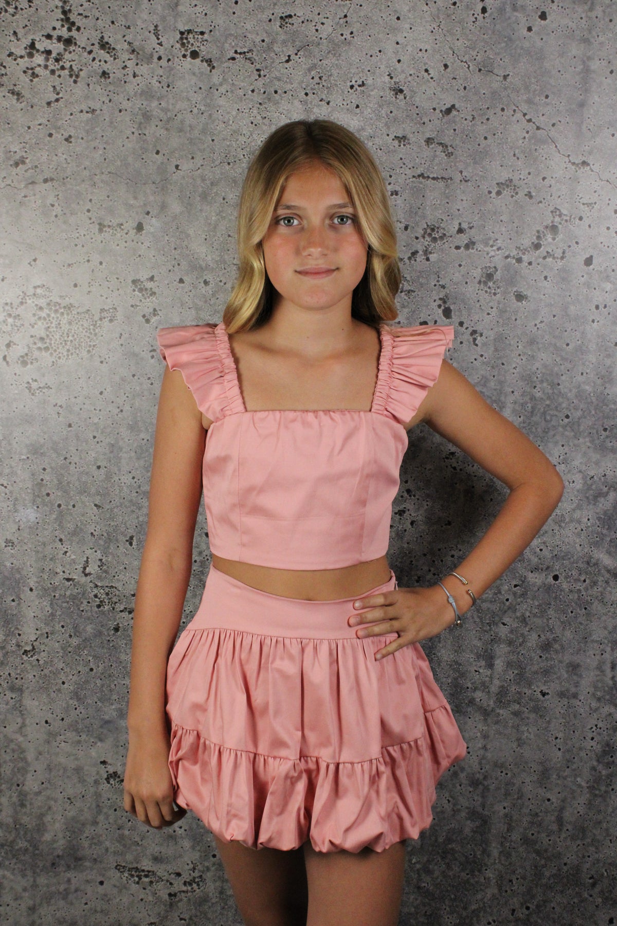 IS Pink Bubble Skirt