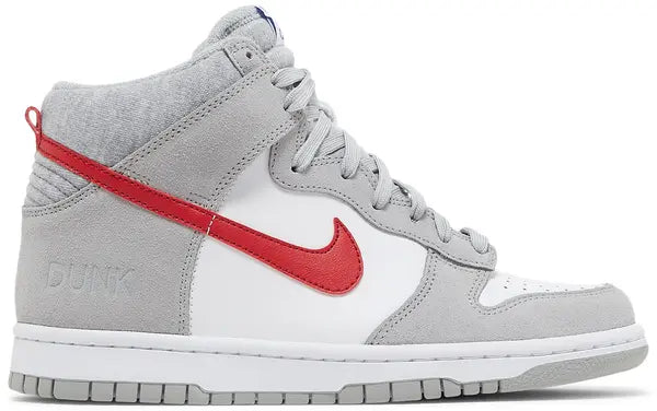 Dunk High Grey Red