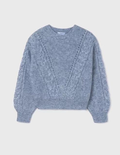 MAY Blue marbled Sweater - IF SO 