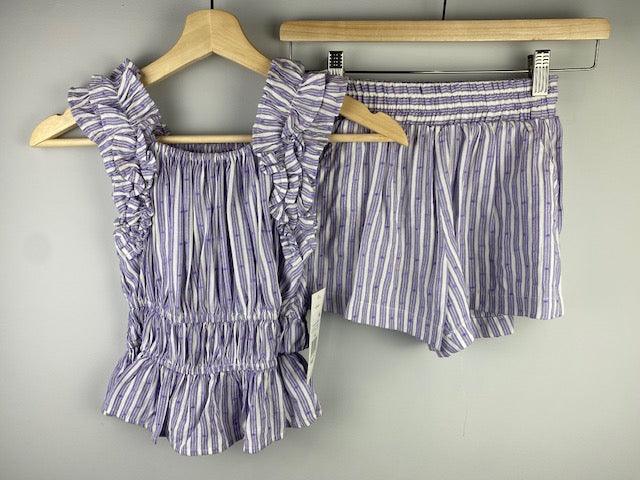 HB Purple Print Short And Top Set - IF SO 