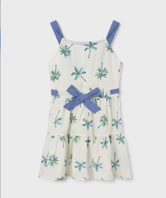 MAY Palm Print Dress - IF SO 