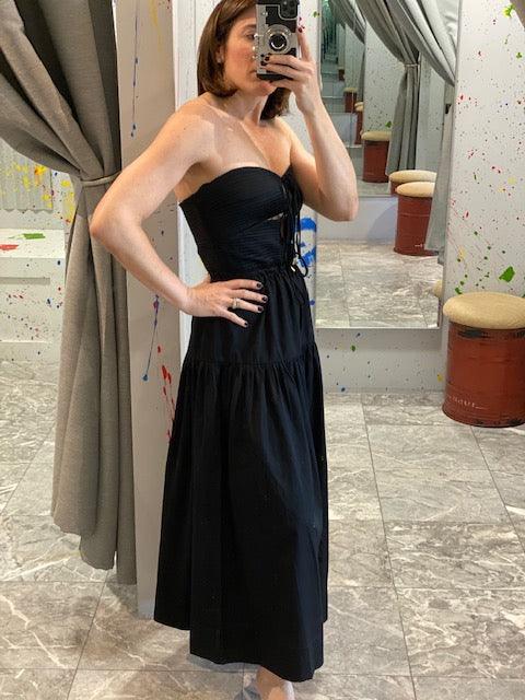 KG Black Strapless Maxi Dress - IF SO 