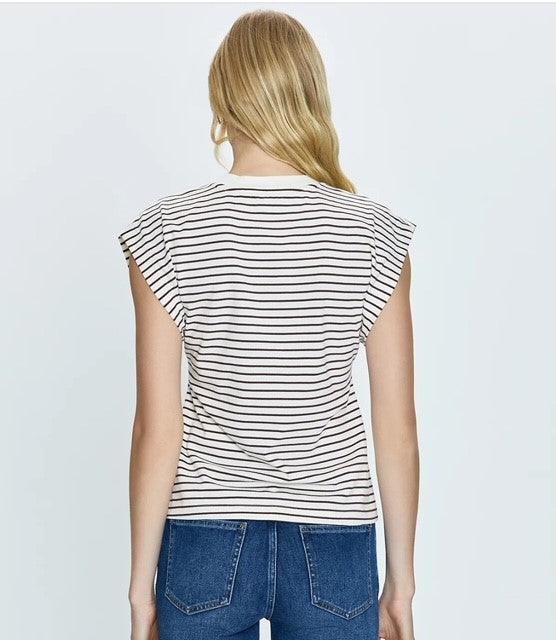 PD Brown Stripe Top - IF SO 