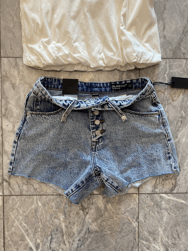 BL Rolled Waist Denim Short - IF SO 