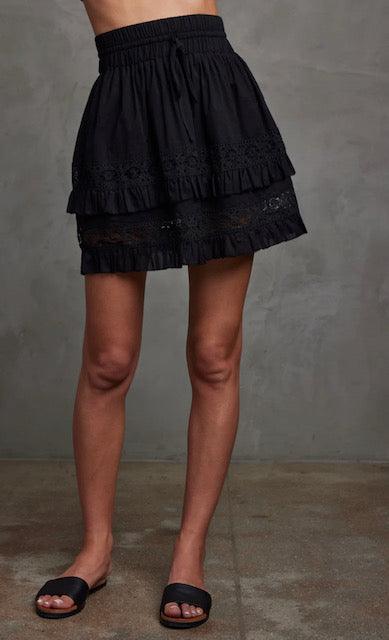 SU Black Lace Skirt - IF SO 