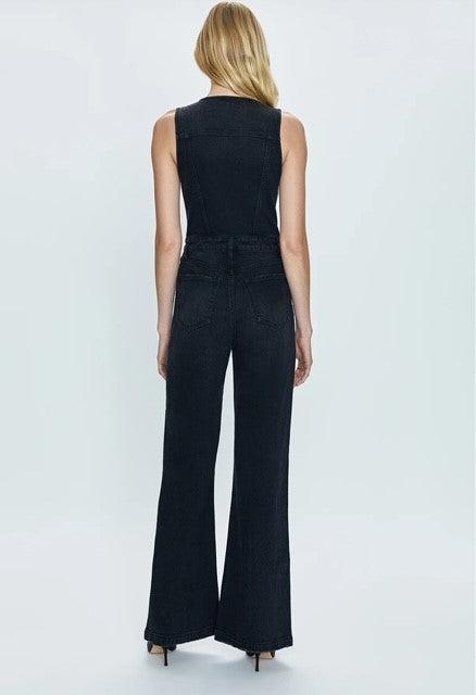 PD Black Vest Jumpsuit - IF SO 