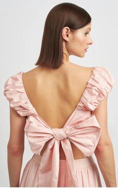 ES Blush Pleated Top - IF SO 