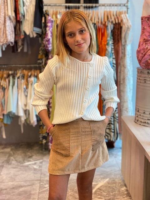 DI Camel Corduroy Skirt - IF SO 