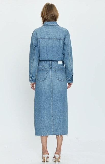 PD Denim Midi Dress - IF SO 