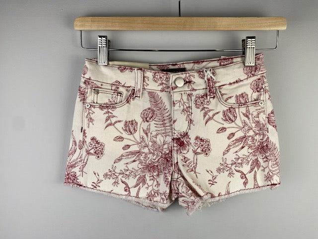 DL Red Floral Print Short - IF SO 