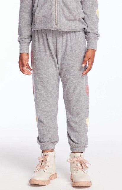 CH Kids Grey Side Heart Jogger