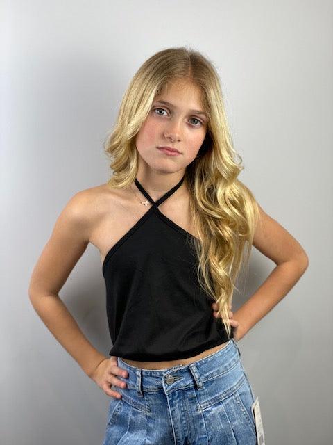 IS Black Halter Top - IF SO 