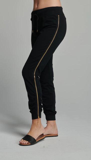 SU Black Side Zipper Jogger - IF SO 