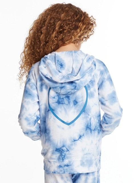 CH Kids Blue Tie Dye Hoodie - IF SO 