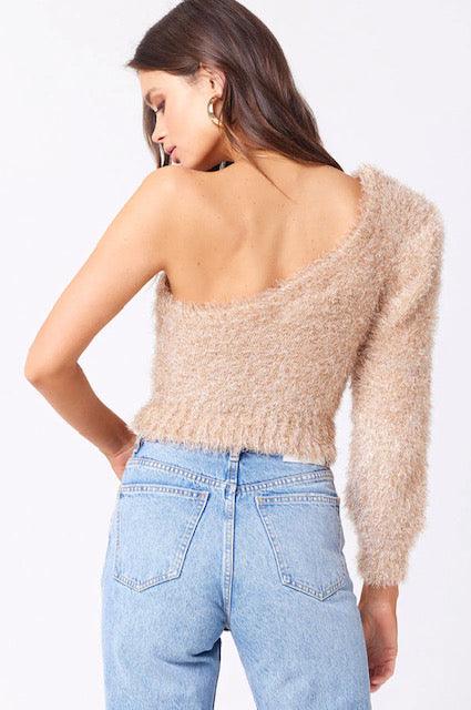 SL Gold One Shoulder Sweater - IF SO 