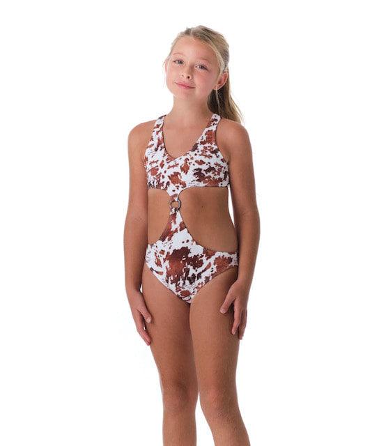 SUB Cow Print Bathingsuit - IF SO 