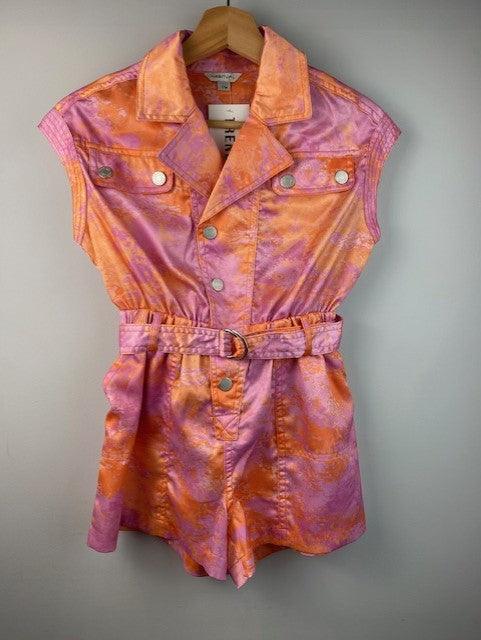 HB Orange/Pink Romper - IF SO 