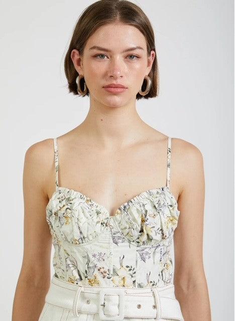 ES Floral Print Bodysuit - IF SO 