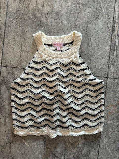 DH Black/White Knit Top - IF SO 