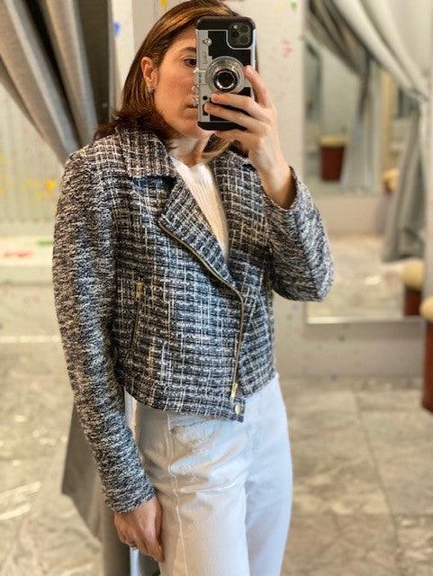 SU Blue Tweed Jacket - IF SO 