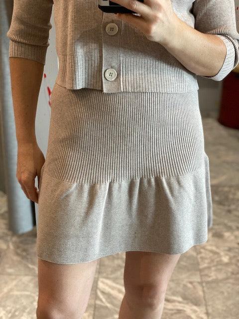 SU Mocha Knit Skirt - IF SO 