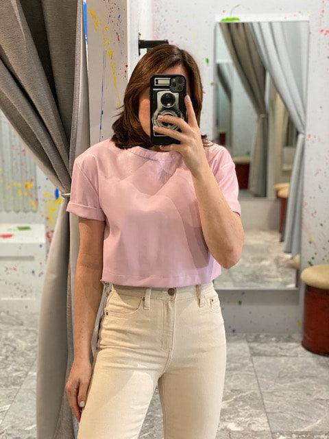 BL Lavender Faux Leather Top - IF SO 