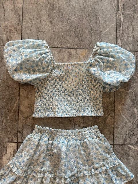 DH Blue Eyelet Top - IF SO 