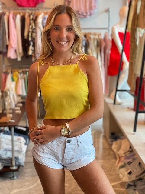 SL Yellow Halter Top - IF SO 