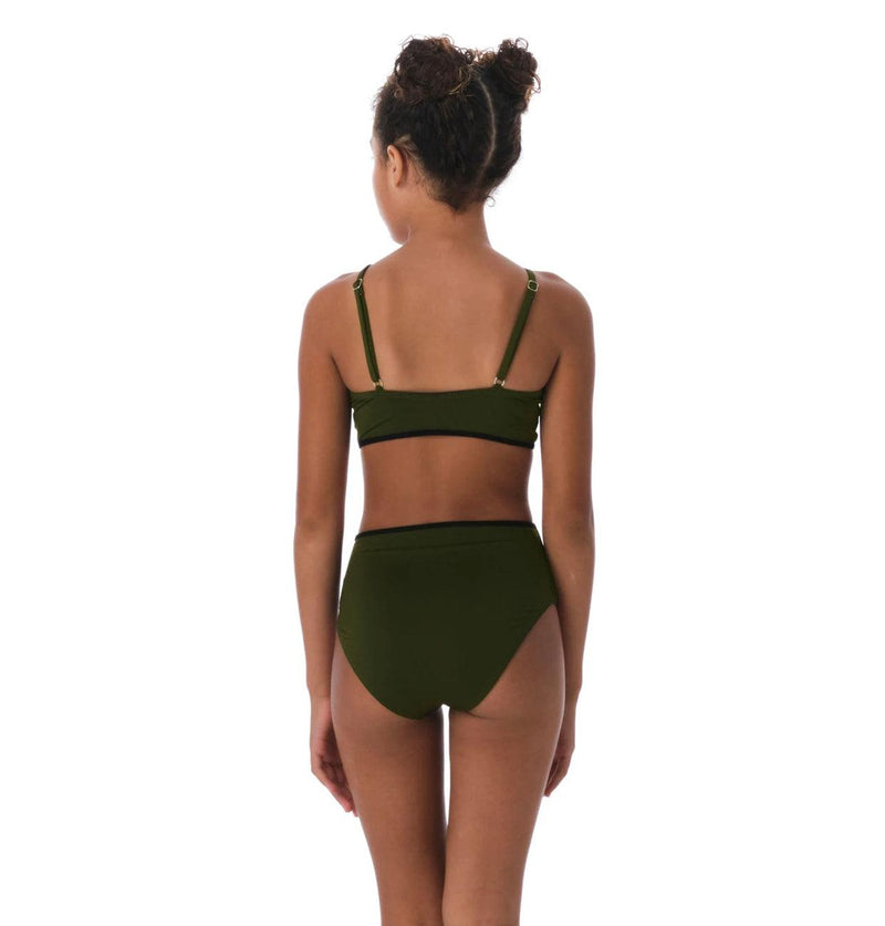 SUB Olive Cutout Bathingsuit - IF SO 