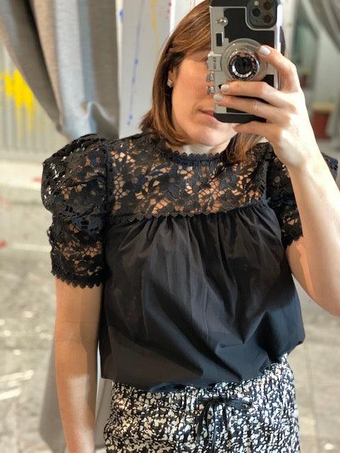 SU Black Lace Top - IF SO 