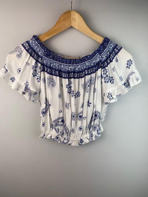 VH Blue Bandana Print Top - IF SO 