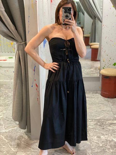 KG Black Strapless Maxi Dress - IF SO 