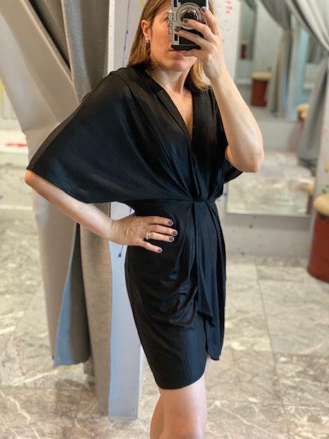 EL Black Draped Dress - IF SO 