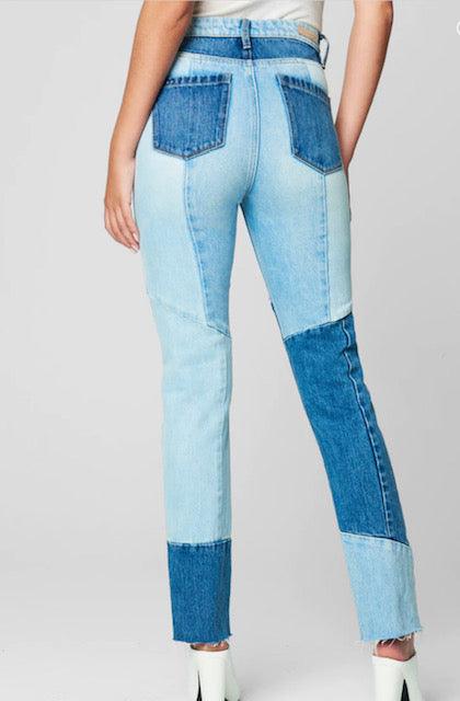 BL Multi Tone Patchwork Jean - IF SO 