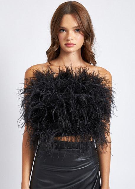 ES Black Feather Top - IF SO 