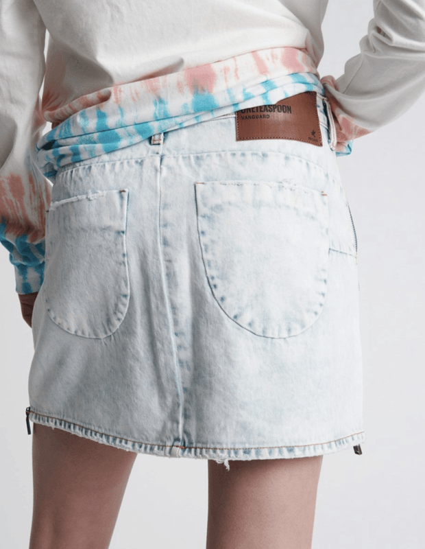 OT Zipped Florence Denim Skirt - IF SO 