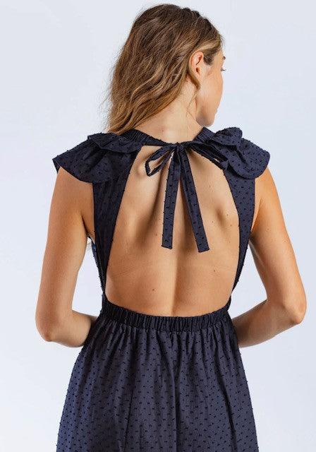 SU Navy Maxi Dress - IF SO 