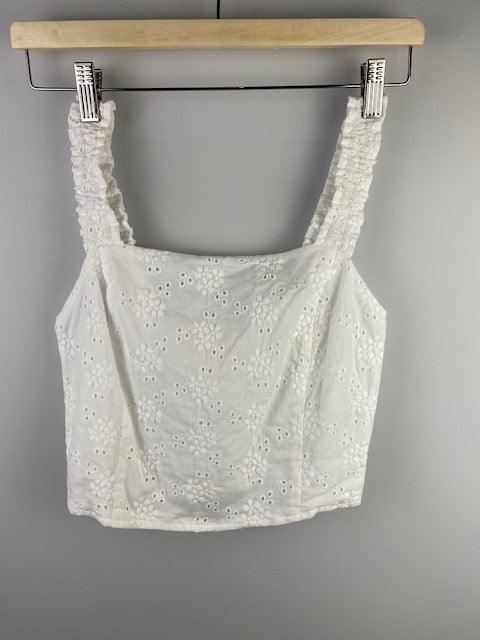 SL White Eyelet Top - IF SO 