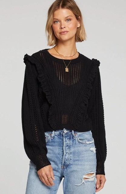 SL Black Knit Sweater - IF SO 