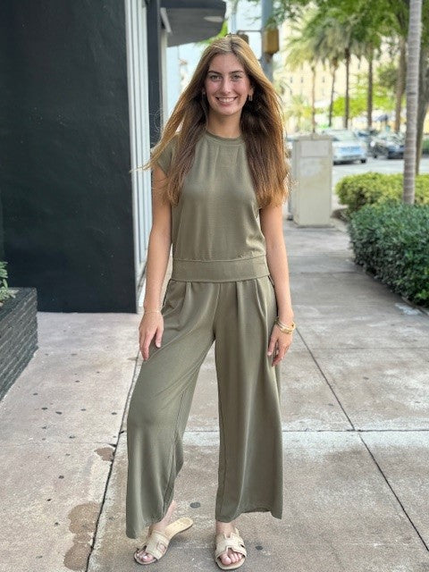 EG Olive Loungewear Pant