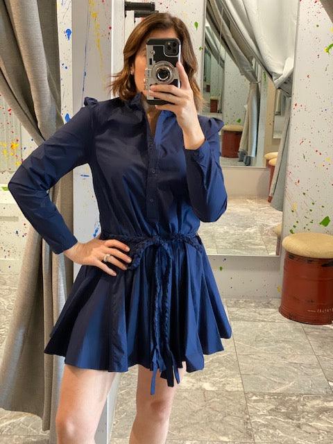 TS Blue Ruffle Dress - IF SO 