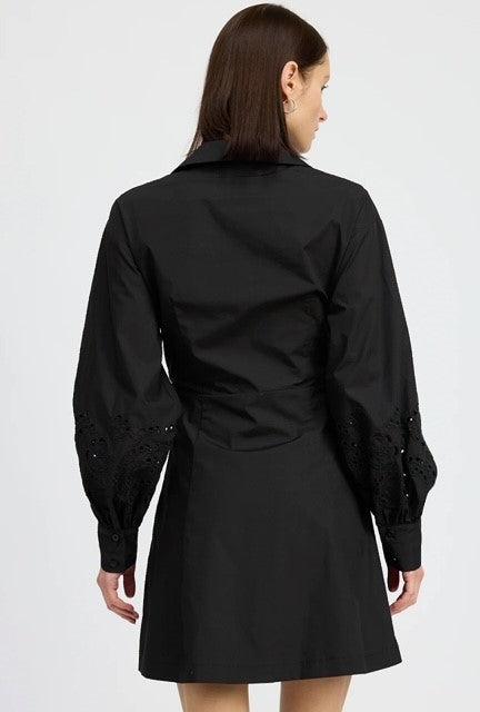 ES Black Puff Sleeve Dress - IF SO 