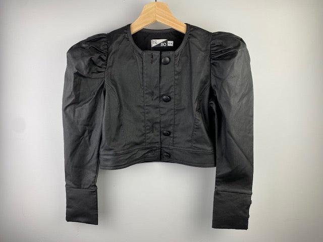 IS Black Faux Leather Jacket - IF SO 